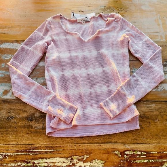 🎆 RED HAUTE Tie Dye Thermal Pullover NWT - Picture 3 of 13
